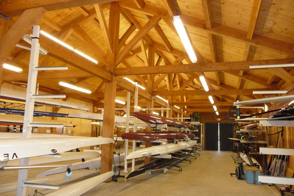 Timber Frame Boathouse