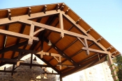 Timber Frame Commercial Building Entrance