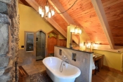 Bathroom in a Timber Frame Home